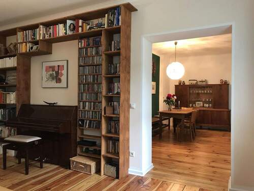 Wohnzimmerblick in Essbereich - 