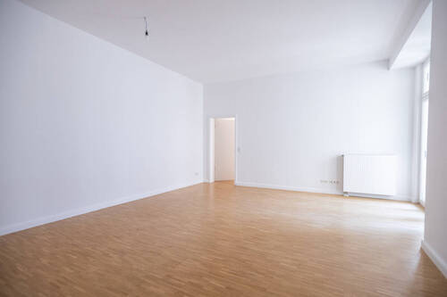 Wohnzimmer - Etagenwohnung mit 98,80 m² in Berlin zum Kaufen