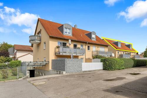 Südansicht - 3 Zimmer Etagenwohnung zum Kaufen in Ingolstadt