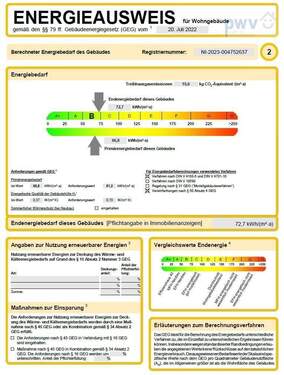 Energieausweis - 