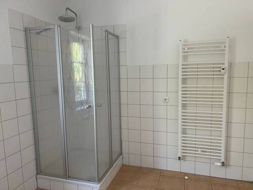 … mit Dusche - 