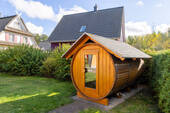 urige Fass-Sauna - 