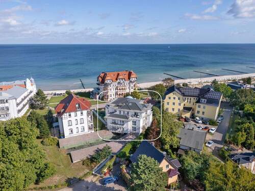 Villa Siegfried aus Süd - Investmentchance mit Ostseeblick - Penthouse-Ebene in Kühlungsborn-West