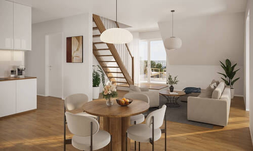 Maisonette u. gr. Terrasse - 4 Zimmer Terrassenwohnung zum Kaufen in Bad Kreuznach