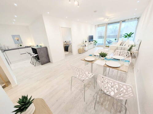 Wohn- und Esszimmer - 2 Zimmer Etagenwohnung in Neuhofen