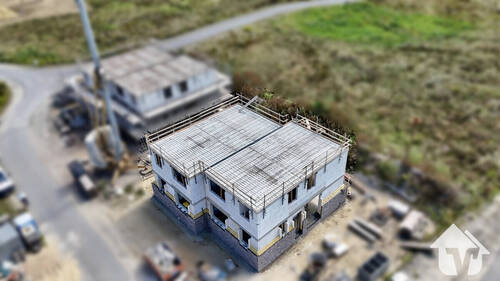 Drohnenaufnahme - 4 Zimmer Doppelhaushälfte zum Kaufen in Fürstenau