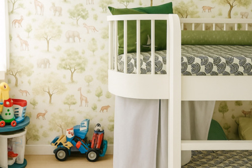 Kinderzimmer 2 (mit Design-Tapete) - 