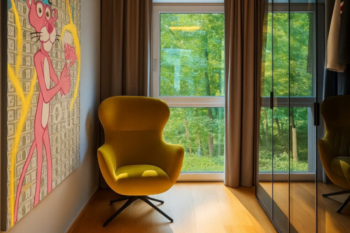 Ankleidezimmer mit Ausblick - 