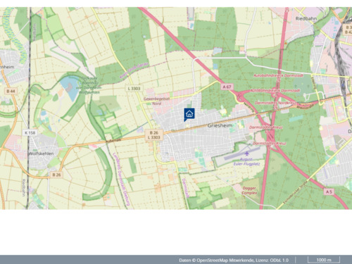 Lage im Plan - Grundstück in Griesheim zum Kaufen