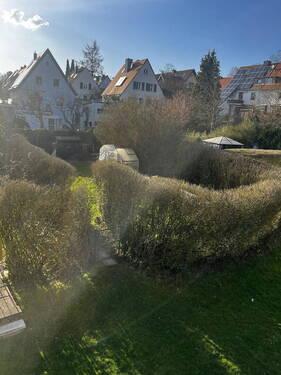 Garten einsicht vom Balkon - 