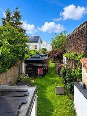 Blick aus dem Schlafzimmer in den Garten Hinterhaus - 