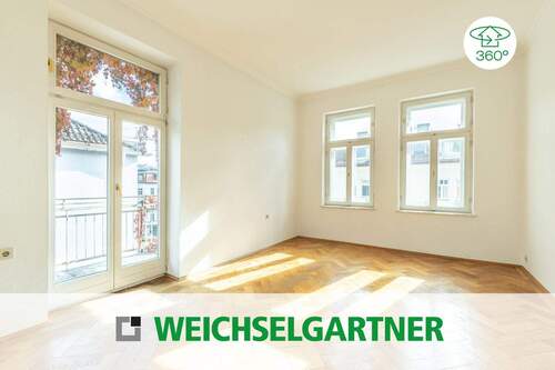 Im Alleinauftrag - Altbauflair trifft Stadtleben: Charmante Eigentumswohnung mit Balkon in Toplage