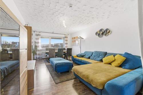 Wohnzimmer - Etagenwohnung mit 91,80 m&sup2; in Bergheim zum Kaufen