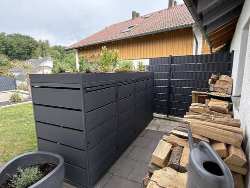 Unterstand Mülltonnen - 