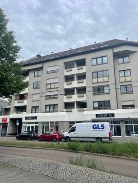 9-Aussenansicht - MANNHEIM: Gepflegte1,5-Zimmer-Eigentumswohnung im 4. OG mit Aufzug und Stellplatz