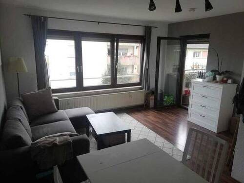 1-Wohnzimmer - 1 Zimmer Etagenwohnung zum Kaufen in Mannheim