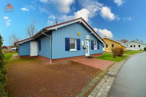 Hausansicht 1 - Ferienhaus im Ferienpark 'Neuseeland' in Otterndorf zu verkaufen