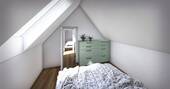 Schlafzimmer Scheune links unten - 