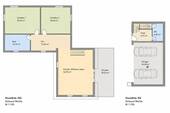 Grundriss EG&OG Scheune Rechts - 
