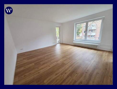 Wohnen - 1-Zimmer-Apartment mit Balkon, separate Küche mit Einbauküche, modernes Duschbad