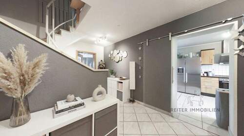 EG: Eingangsbereich/Diele - Doppelhaushälfte mit 155,40 m&sup2; in Künzell zum Kaufen