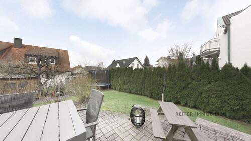 teilüberdachte Terrasse - 