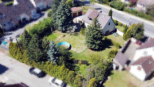 Haus von hinten - Luftbild - 5 Zimmer Einfamilienhaus zum Kaufen in Bad Belzig