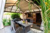 1. Laube, Terrasse - 3 Zimmer Doppelhaushälfte in Castrop-Rauxel