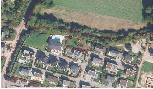 Luftbild - Grundstück zum Kaufen in Lahr/Schwarzwald