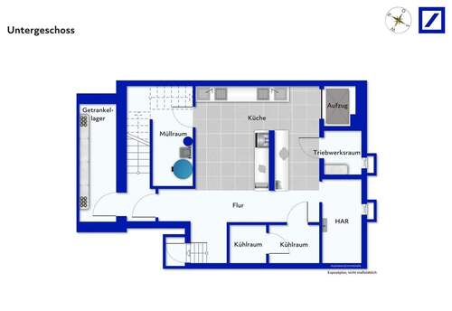 Untergeschoss Küche - 