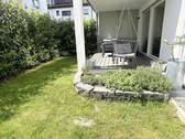 Terrasse und Teilansicht Garten - 4 Zimmer Etagenwohnung zum Kaufen in Köngen