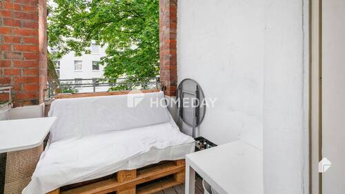 Balkon 1 - Etagenwohnung mit 69,40 m&sup2; in Berlin zum Kaufen