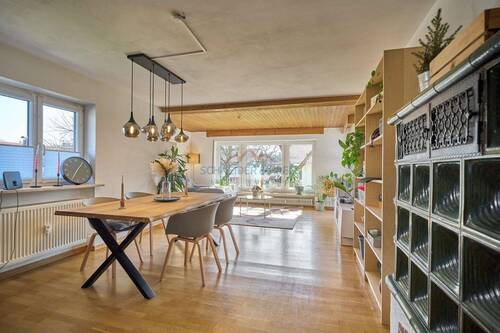 Wohn-Esszimmer - EG - 9 Zimmer Mehrfamilienhaus, Wohnhaus in Penzberg