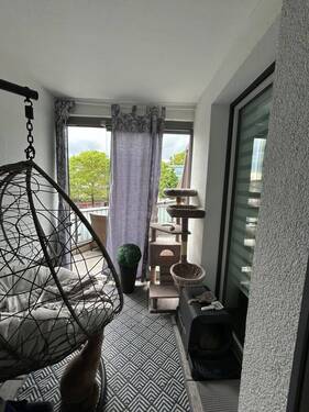 verglaster Balkon.jpeg - 3 Zimmer Etagenwohnung zur Miete in Lübeck