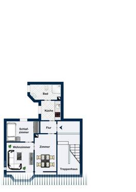 Dachgeschoss links - 