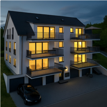 Ansicht Frontseite - 3 Zimmer Etagenwohnung zum Kaufen in Rudersberg