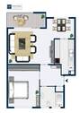 Beispiel möblierter Grundriss - 