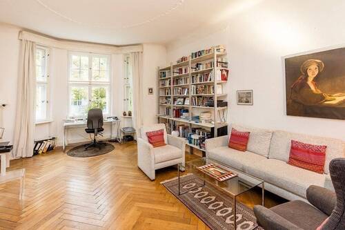 Wohnzimmer - Etagenwohnung mit 162,00 m² in Berlin zum Kaufen