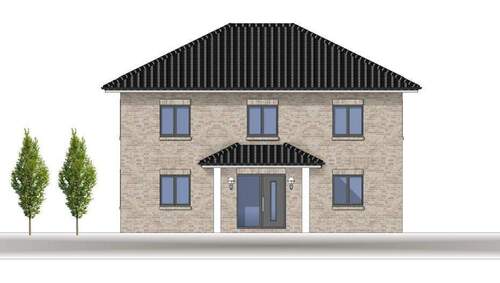 Ansicht vorne - Verwirklichen Sie Ihren Wohntraum im kommenden Baugebiet in Wildeshausen!