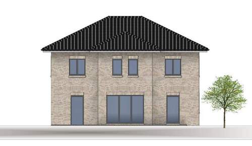 Ansicht hinten - 6 Zimmer Einfamilienhaus in Wildeshausen