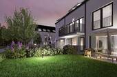 Garten_Abend - 6 Zimmer Reihenendhaus zum Kaufen in München