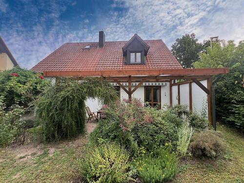 Blick aufs Haus - 