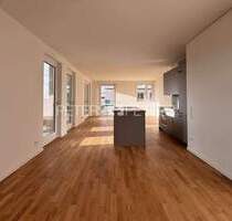 + HafenCity pur + Neubauwohnung mit Wasserblick in der Endetage + - Hamburg Hammerbrook