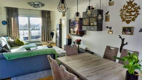 Wohnen/ Essen mit Terrasse - 3 Zimmer Etagenwohnung in Rastatt