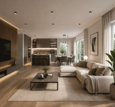 Wohnen / Essen - 3 Zimmer Etagenwohnung in Langenzenn