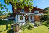 Südwestseite mit Terrasse - 6 Zimmer Doppelhaushälfte zum Kaufen in Samerberg