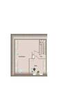 Grundriss Dachgeschoss (Ausbaureserve) - 