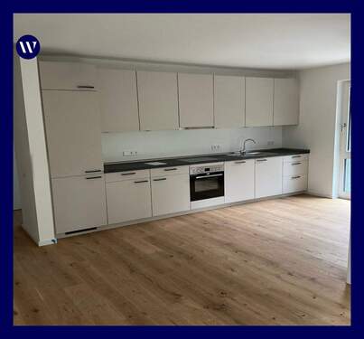 Kochbereich mit EBK - Nur noch einziehen! Moderne 3-Zimmer zum Erstbezug für Sie und Ihre Familie.