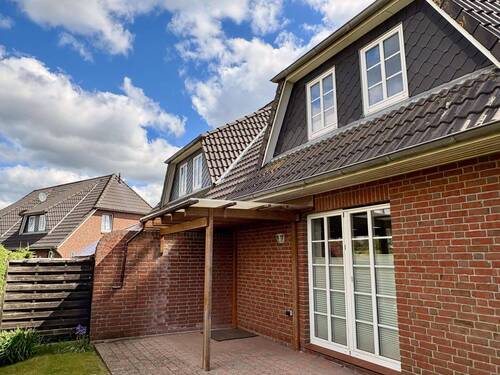 Terrasse - Doppelhaushälfte mit 106,00 m&sup2; in Bredstedt zum Kaufen
