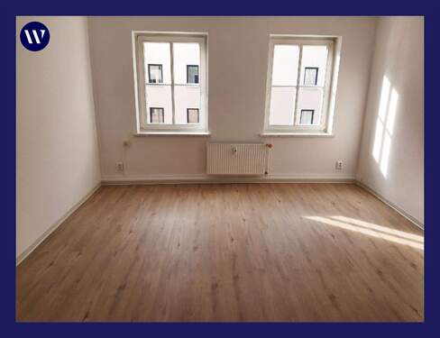 helles Schlafzimmer - Gemütliche und renovierte 3-Zimmer-Wohnung mit neuem Boden, Tageslichtbad, separate Küche